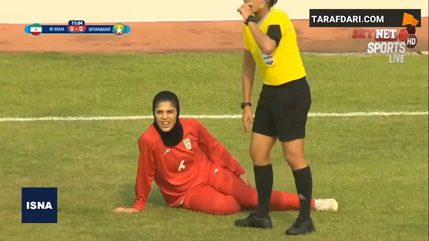 خلاصه بازی تیم ملی فوتبال زنان ایران 1-0 میانمار (انتخابی المپیک 2024)