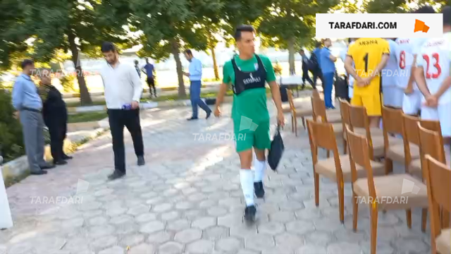 ورود بازيکنان تیم ملی به زمین شماره دو مرکز ملی آکادمی فوتبال / فیلم