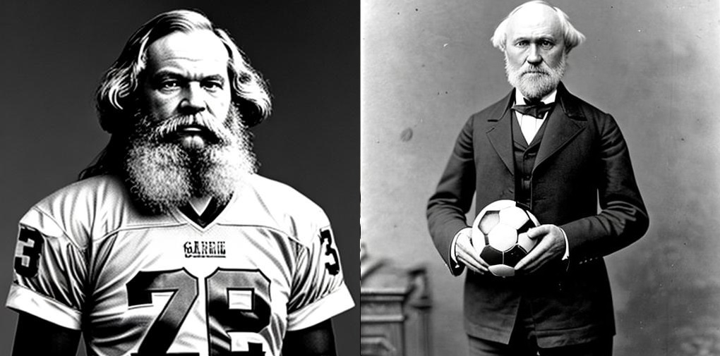 چارلز داروین-کارل مارکس-فرگشت-سوسیالیسم-فوتبال-فوتبال آمریکایی