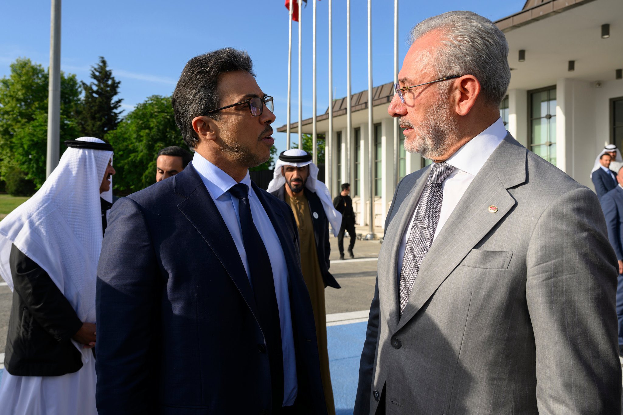 شیخ منصور در ورزشگاه آتاتورک